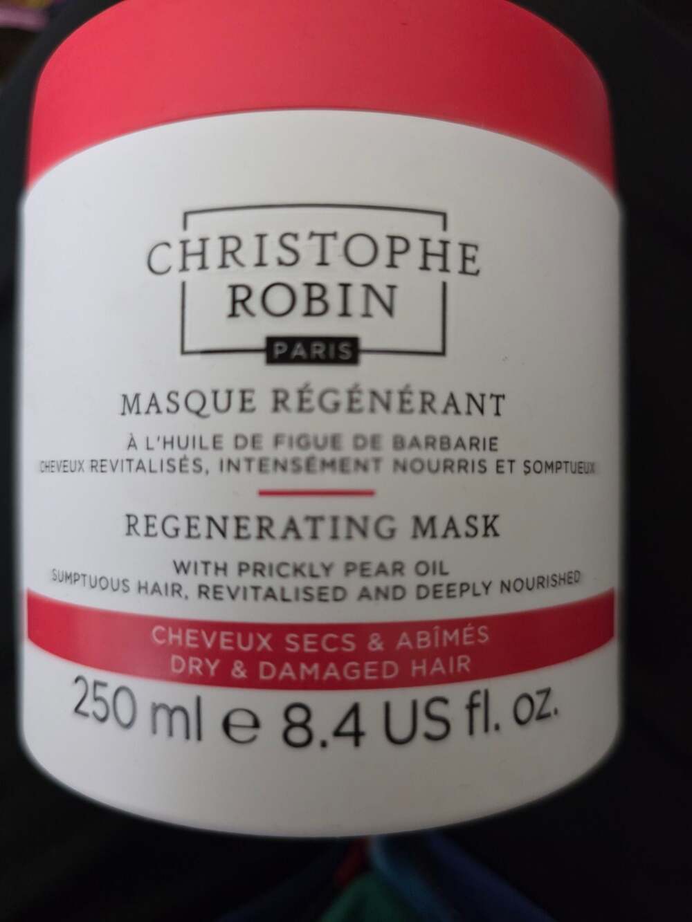 Christophe Robin Regenerating Mask with Prickly Pear Oil 250ml